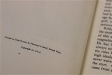 1927 'Down The Fairway' 1st Edition UK Book by Robert (Bobby) T. Jones, Jnr.