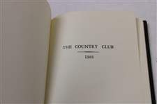 1968 The Country Club at Brookline Hard Cover Club Year Book