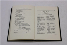1968 The Country Club at Brookline Hard Cover Club Year Book