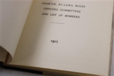1905 'Philadelphia Country Club' History Book 