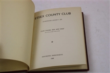 1940 'Essex County Club' Manchester, Mass. Club History Book