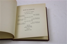 1940 'Essex County Club' Manchester, Mass. Club History Book