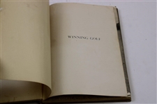 Byron Nelson Signed 1946 'Byron Nelson's Winning Golf' Book JSA ALOA