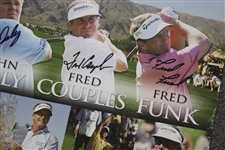 Daly, Couples, Funk & Ames Signed 2006 The Senior Skins Game Poster JSA ALOA