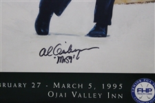 Al Geiberger Signed 1995 FHP Health Care Classic Poster JSA ALOA