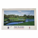 Fred Couples Signed The Players Championship 17th Green Poster JSA ALOA