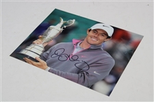 Rory McIlroy Signed 8x10 Photo with Claret Jug JSA ALOA