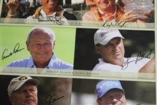 Palmer, Nicklaus & others Signed 2007 Champions Skins Game Poster JSA ALOA