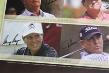 Palmer, Nicklaus & others Signed 2007 Champions Skins Game Poster JSA ALOA
