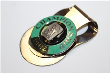 1982 Championship TPC Contestant Money Clip - Inaugural Playing at TPC Sawgrass