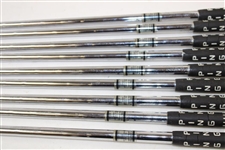 Set of BeCu Eye-2 Models 3-9 Black Dot Irons PW-SW Plus + Models