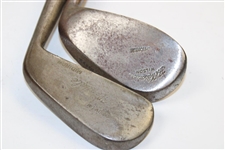 Thirteen (13) Various Wood Shaft Irons & Putters