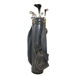 Ben Hogan '1973' Irons & Woods w/Wedge in Gray Hogan Bag w/Dozen Golf Balls