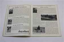 1926 'Golf Turf of High Quality' Book/Magazine by Stumpp & Walter Co. - Salisbury Golf Links