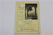 1933 'Golf Illustrated' - The Shinecossett Country Club Cover - Vol. 39 No. 1