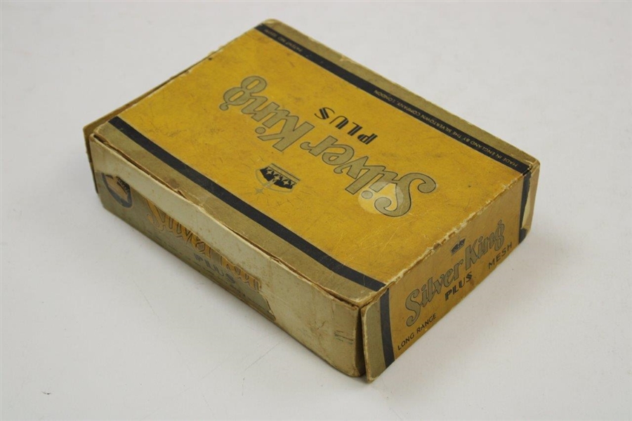 Vintage Silvertown Co. Silver King Plus Long Mesh Range Golf Ball Box