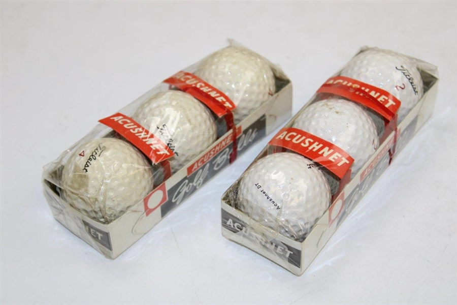 Titleist Acushnet New High Velocity Golf Ball Box with Two Sleeves