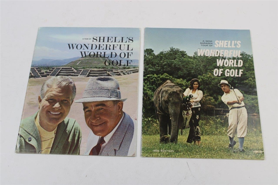 Six (6) Years Of Shells Wonderful World of Golf Publications