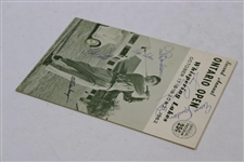 Champion Al Geiberger & others Signed 1962 Ontario Open Program - 1st PGA Win JSA ALOA
