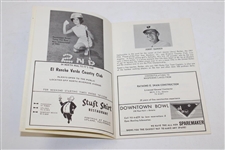Champion Al Geiberger & others Signed 1962 Ontario Open Program - 1st PGA Win JSA ALOA