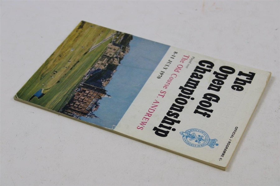 1970 OPEN Championship at The Old Course St. Andrews Official Program