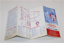 1968 American Golf Classic at Firestone Country Club Fact Sheet with Arnold Palmer Cover