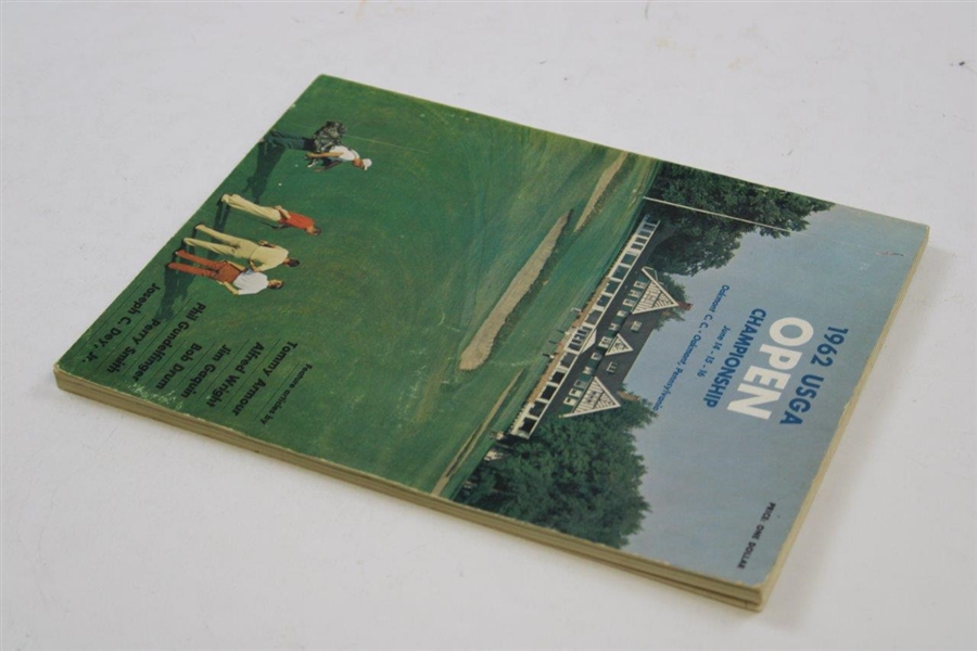 1962 US Open at Oakmont Country Club Official Program - Jack Nicklaus First Major Win