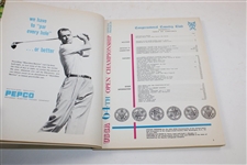 Ken Venturi Signed 1964 US Open at Congressional CC Official Program JSA ALOA