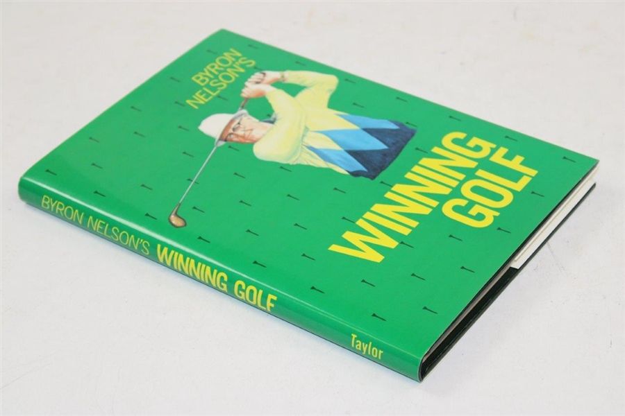 Byron Nelson Signed 1988 'Byron Nelson's Winning Golf' Book JSA ALOA