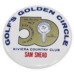 Sam Snead's 1976 50th Ann. Glen Campbell LA Open at Riviera CC Contestant Badge