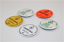 Sam Snead's RCGA Canadian Open & Peter Jackson Guest & Contestant Badges - 1970 & 1973