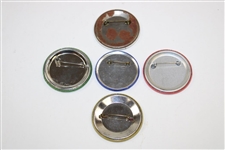 Sam Snead's Senior Golf Classic, National Airlines Open & Heritage Classic Badges - 1970, 1973, 1983 & 1984
