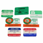 Sam Snead's Quad Cities Open, Doral Open, Florida Citrus & World Senior Inv. Badges