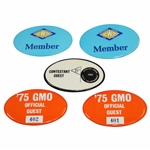 Sam Snead's Westchester CC, Azalea Open & GMO Member, Contestant Guest & Official Guest Badges