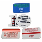 Sam Snead's Hilton Head Seniors Intl, Heritage Golf Classic & Seniors Intl. Badges