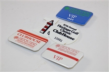 Sam Snead's Hilton Head Seniors Intl, Heritage Golf Classic & Seniors Intl. Badges