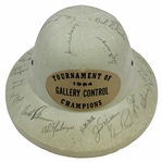 Big 3 & Others Signed 1964 Tournament Of Champions Styrofoam Gallery Control Helmet - Nicklaus Win JSA Letter #BB35889