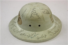 Big 3 & Others Signed 1964 Tournament Of Champions Styrofoam 'Gallery Control' Helmet - Nicklaus Win JSA Letter #BB35889