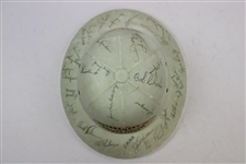 Big 3 & Others Signed 1964 Tournament Of Champions Styrofoam 'Gallery Control' Helmet - Nicklaus Win JSA Letter #BB35889