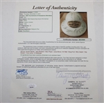 Big 3 & Others Signed 1964 Tournament Of Champions Styrofoam 'Gallery Control' Helmet - Nicklaus Win JSA Letter #BB35889