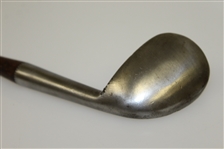 Circa 1890's Spalding Concave Face Rut Niblick with S.M. Co. Shaft Stamp