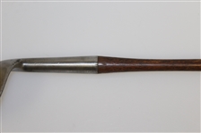 Circa 1890's Spalding Concave Face Rut Niblick with S.M. Co. Shaft Stamp