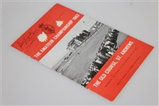 1963 British Amateur Championship at St. Andrews Official Program - Michael Lunt Winner