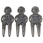 Group of Three (3) Vintage Art Deco Inscpired Aluminum Bag Boy Golf Divot Tools