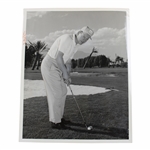 Baseball Hall of Famer Whitey Ford Golfing Alex J. Morrison Photo