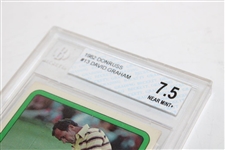 1982 Donruss PGA Tour Golf Card #13 David Graham Beckett 7.5 Near Mint+