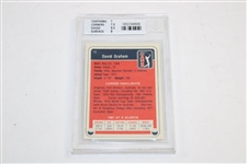 1982 Donruss PGA Tour Golf Card #13 David Graham Beckett 7.5 Near Mint+