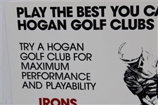 Ben Hogan AMF 'Play The Best You Can Play - Hogan Golf Clubs' Sign