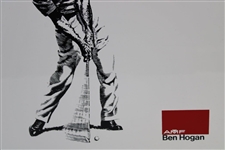 Ben Hogan AMF 'Play The Best You Can Play - Hogan Golf Clubs' Sign