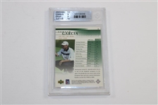 Sergio Garcia 2001 Upper Deck #3 Card BECKETT #0001345059 9 MINT